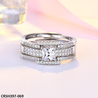 Adjustable Triple Zircon Ring - Havenon Store