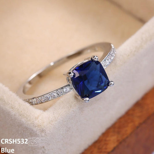 Sapphire Sleek Cushion Ring - Havenon Store