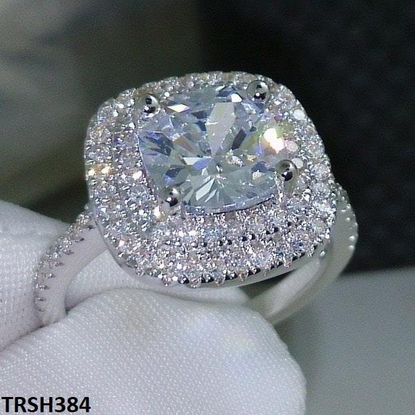 Zircon Step Cusion Ring - Havenon Store