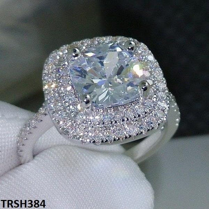 Zircon Step Cusion Ring - Havenon Store