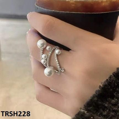 Galaxy Zircon Pearl Ring - Havenon Store