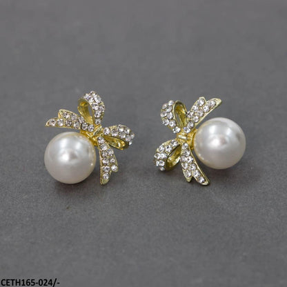 Bow Pearl Tops Pair - Havenon Store