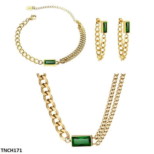 Layer Necklace Set with Bracelet - Havenon Store