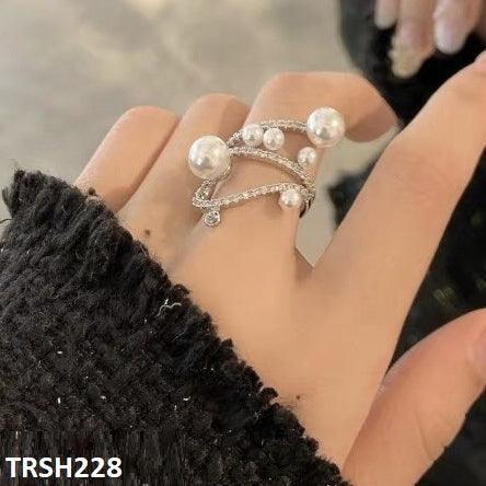 Galaxy Zircon Pearl Ring - Havenon Store