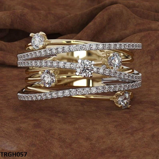 Golden Zircon Galaxy Ring - Havenon Store