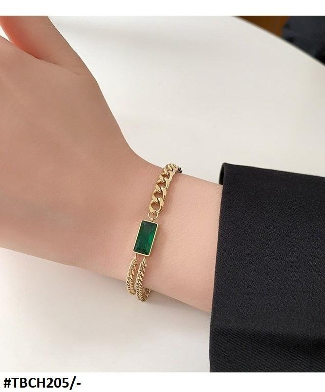 Openable Gold Plated Baguette Hand Bracelet - Havenon Store