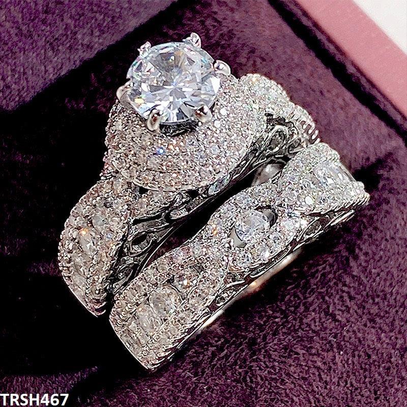 Queen Throne Zircon Rings - Havenon Store