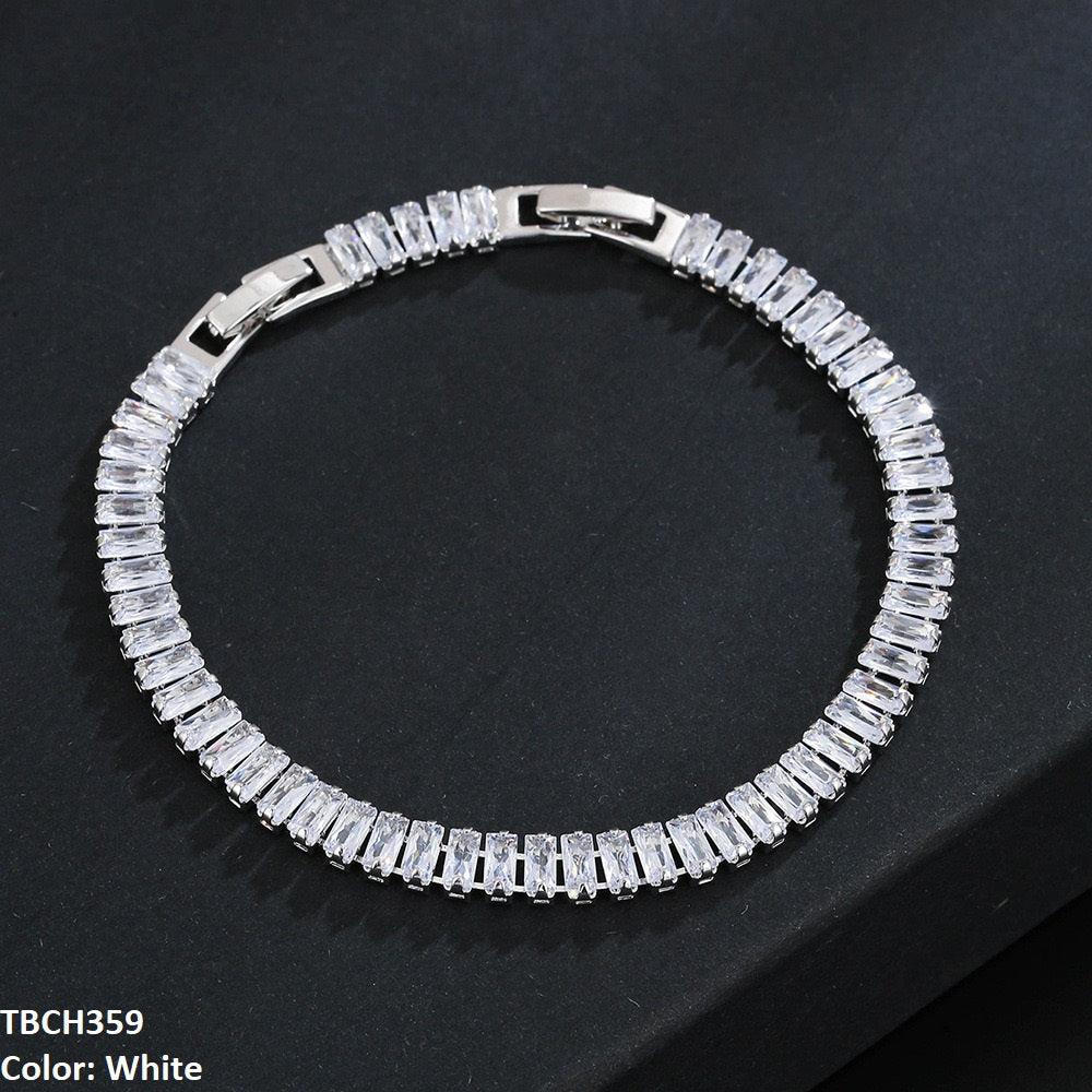 Zircon AA Link Rectangle Bracelet - Havenon Store