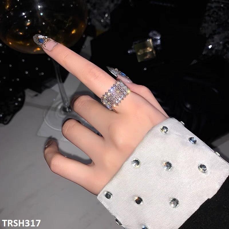 Zircon Cell Layered Adjustable Ring - Havenon Store