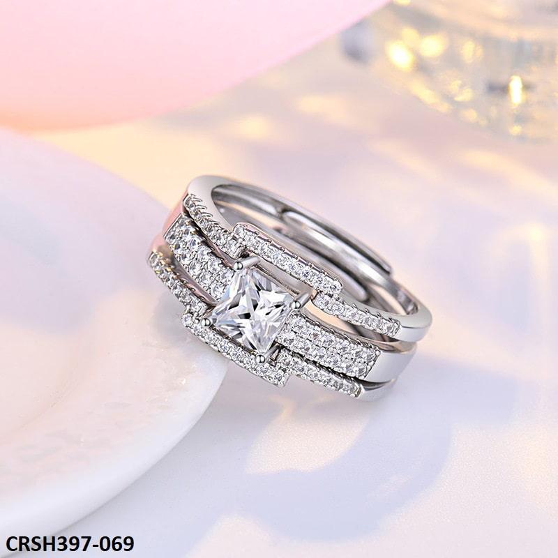 Adjustable Triple Zircon Ring - Havenon Store