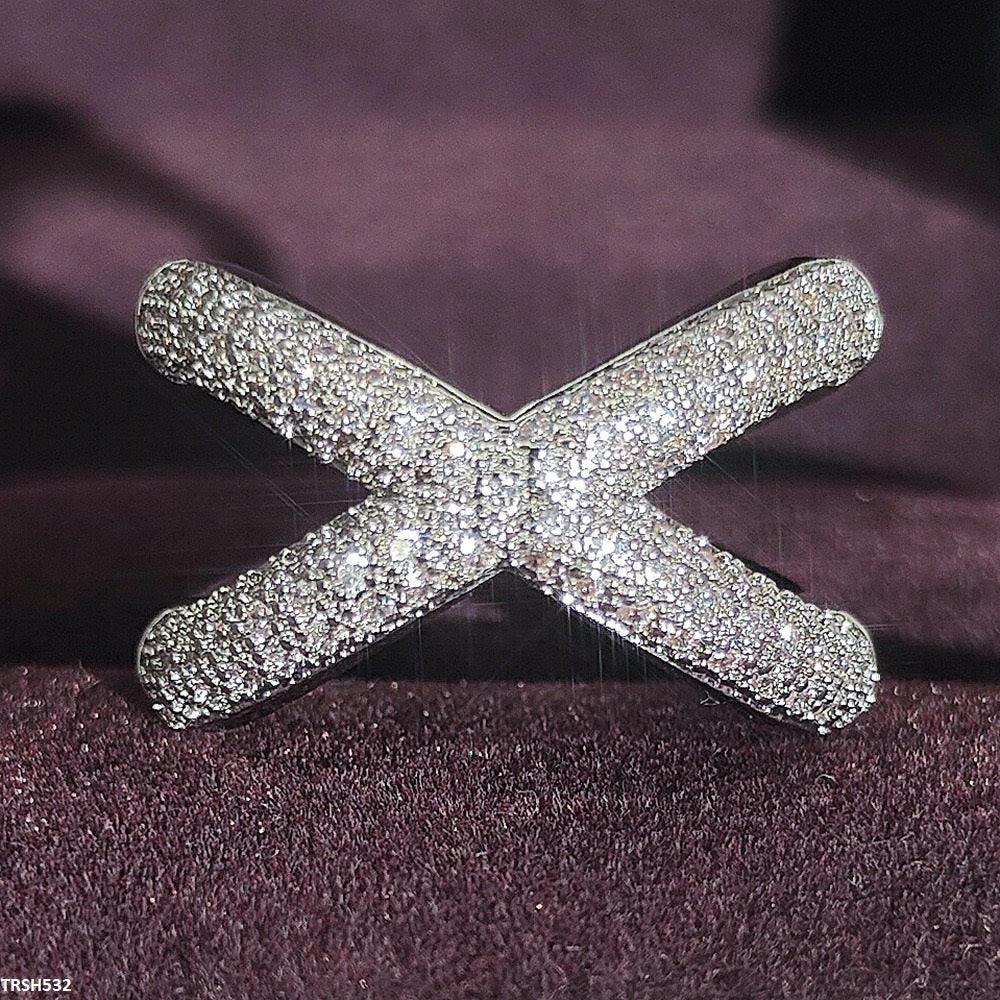 Adjustable Zircon Cross Ring - Havenon Store