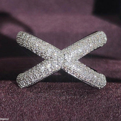 Adjustable Zircon Cross Ring - Havenon Store