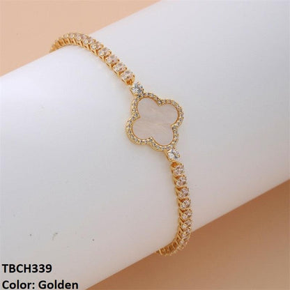 Zircon Clover Flower Bracelet - Havenon Store