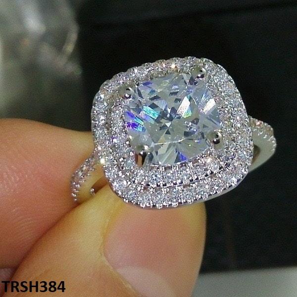 Zircon Step Cusion Ring - Havenon Store